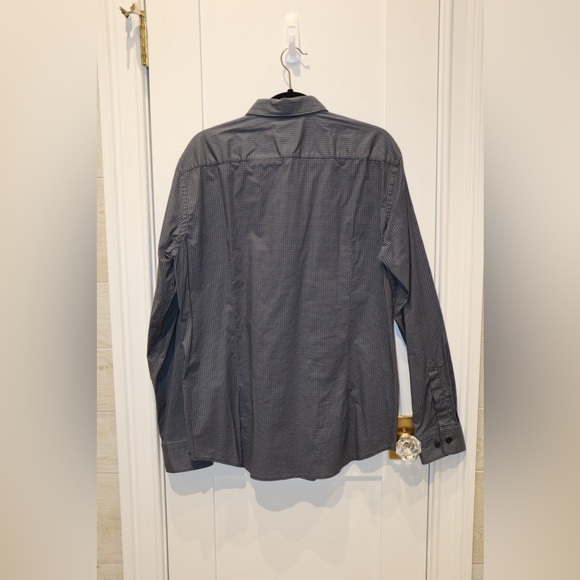 NWOT Hugo Boss Men’s Ronni Slim Fit Stretch Print Long Sleeve Shirt - Picture 2 of 6